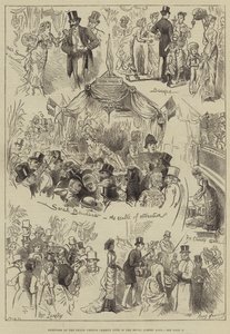 Luonnokset Grand French Charity Fete -tapahtumassa Royal Albert Hallissa